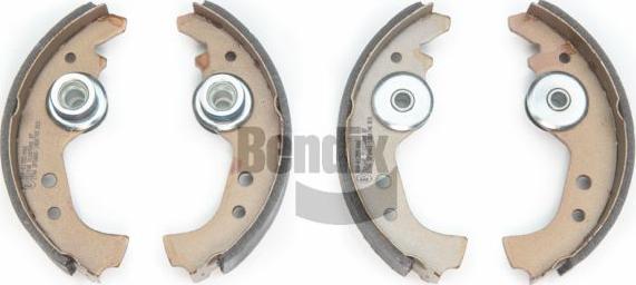 BENDIX Braking BXS1000 - Комплект гальм, барабанний механізм autocars.com.ua