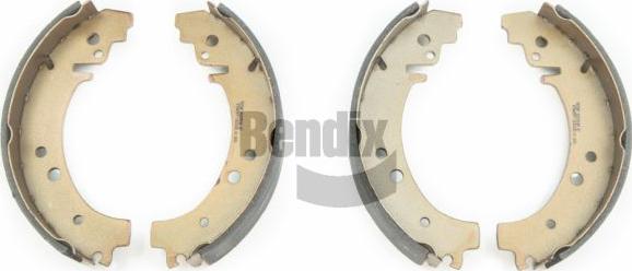 BENDIX Braking BXS1016 - Комплект гальм, барабанний механізм autocars.com.ua