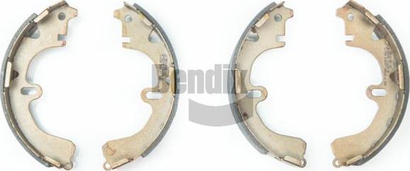 BENDIX Braking BXS1046 - Комплект гальм, барабанний механізм autocars.com.ua