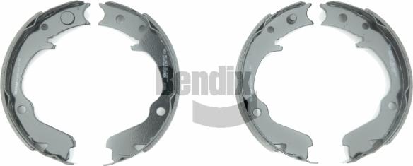 BENDIX Braking BXS1068 - Комплект гальм, барабанний механізм autocars.com.ua
