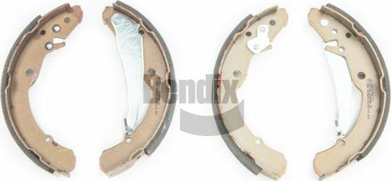 BENDIX Braking BXS1096 - Комплект гальм, барабанний механізм autocars.com.ua