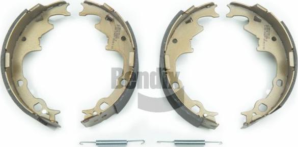 BENDIX Braking BXS1127 - Комплект гальм, барабанний механізм autocars.com.ua