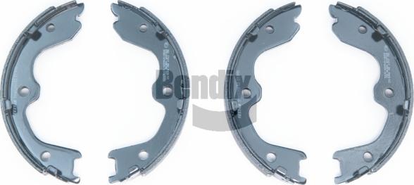 BENDIX Braking BXS1202 - Комплект гальм, ручник, парковка autocars.com.ua
