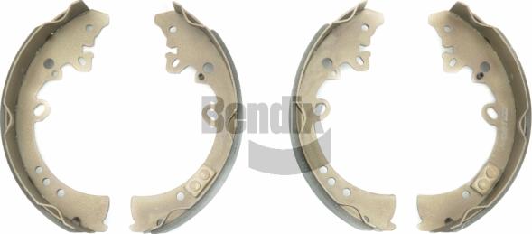 BENDIX Braking BXS1206 - Комплект гальм, барабанний механізм autocars.com.ua
