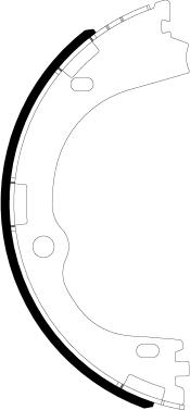 BENDIX Braking BXS1312 - Комплект гальм, ручник, парковка autocars.com.ua