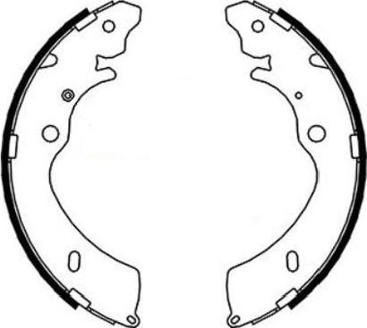 BENDIX Braking BXS1314 - Комплект гальм, барабанний механізм autocars.com.ua