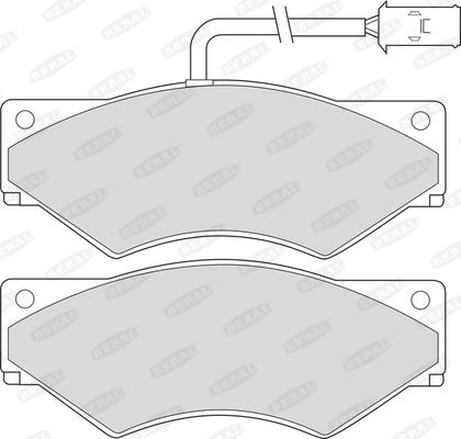 Beral 2900120004134753 - Гальмівні колодки, дискові гальма autocars.com.ua