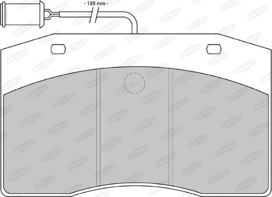 Beral 2907520004134506 - Тормозные колодки, дисковые, комплект avtokuzovplus.com.ua