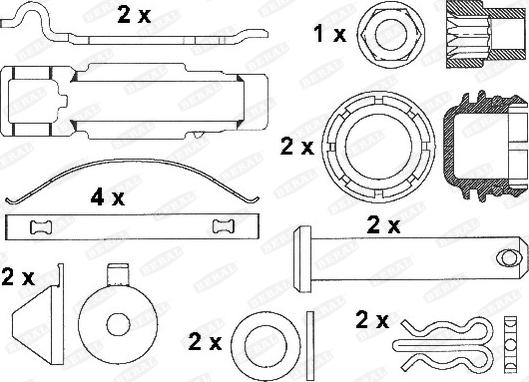 Beral 2916530004145694 - Гальмівні колодки, дискові гальма autocars.com.ua