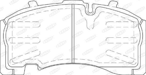 Beral 2917130004145694 - Тормозные колодки, дисковые, комплект avtokuzovplus.com.ua