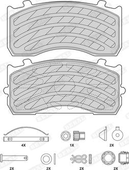 Beral 2918327004145503 - Тормозные колодки, дисковые, комплект avtokuzovplus.com.ua