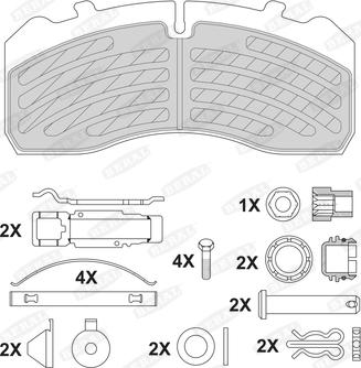 Beral 2921330004105394 - Гальмівні колодки, дискові гальма autocars.com.ua