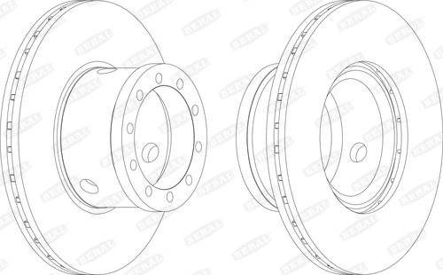 Beral BCR101A - Гальмівний диск autocars.com.ua