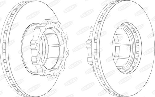 Beral BCR120A - Гальмівний диск autocars.com.ua