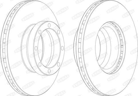 Beral BCR131A - Тормозной диск avtokuzovplus.com.ua