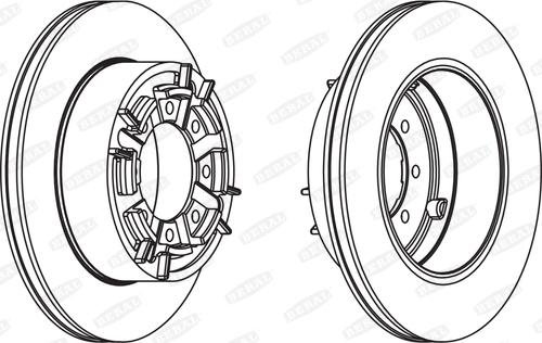 Beral BCR140A - Гальмівний диск autocars.com.ua