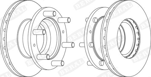 Beral BCR157A - Гальмівний диск autocars.com.ua