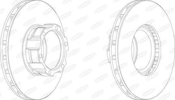 Beral BCR162A - Гальмівний диск autocars.com.ua