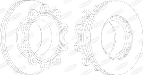 Beral BCR176A - Гальмівний диск autocars.com.ua