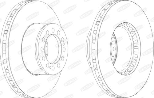 Beral BCR181A - Гальмівний диск autocars.com.ua