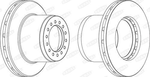 Beral BCR189A - Гальмівний диск autocars.com.ua