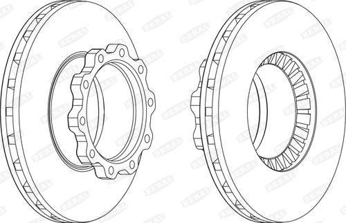 Beral BCR192A - Тормозной диск avtokuzovplus.com.ua