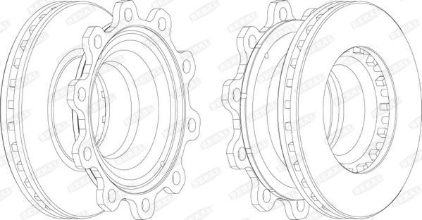 Beral BCR193A - Гальмівний диск autocars.com.ua
