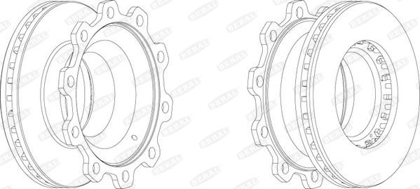 Beral BCR205A - Гальмівний диск autocars.com.ua