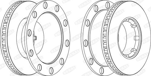 Beral BCR243A - Тормозной диск avtokuzovplus.com.ua