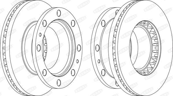 Beral BCR248A - Гальмівний диск autocars.com.ua
