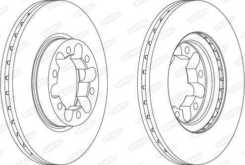 Beral BCR303A - Гальмівний диск autocars.com.ua