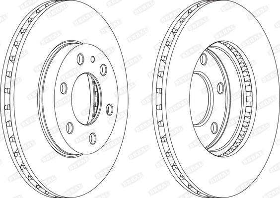 Beral BCR314A - Тормозной диск avtokuzovplus.com.ua