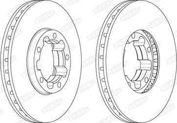 Beral BCR326A - Тормозной диск avtokuzovplus.com.ua