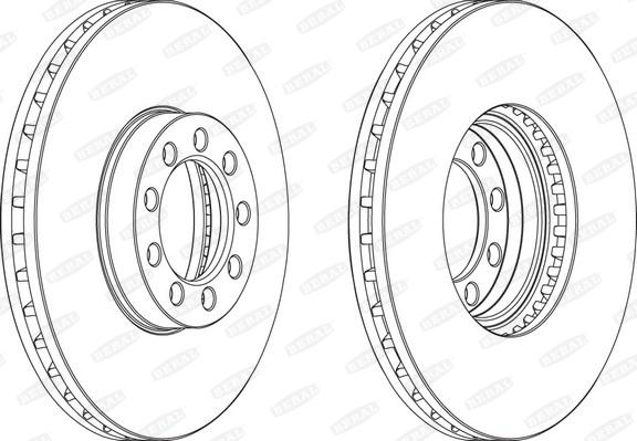 Beral BCR329A - Гальмівний диск autocars.com.ua