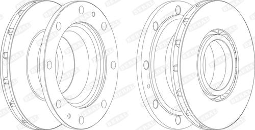 Beral BCR341A - Гальмівний диск autocars.com.ua
