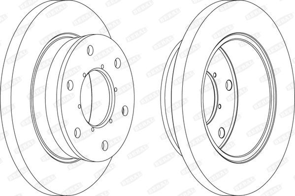 Beral BCR343A - Гальмівний диск autocars.com.ua