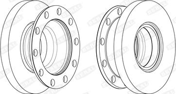 Beral BCR344A - Тормозной диск avtokuzovplus.com.ua
