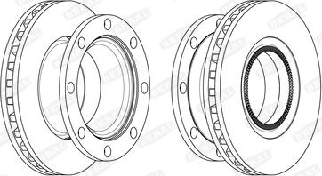 Beral BCR347A - Гальмівний диск autocars.com.ua