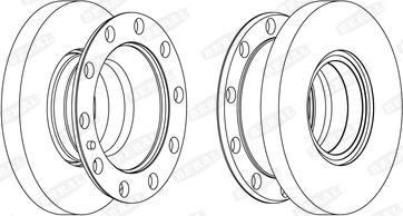 Beral BCR377A - Гальмівний диск autocars.com.ua