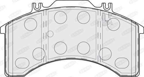 Beral BCV29032T - Тормозные колодки, дисковые, комплект autodnr.net