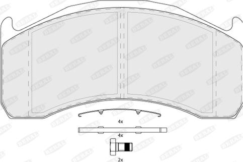 Beral BCV29137TK - Тормозные колодки, дисковые, комплект avtokuzovplus.com.ua