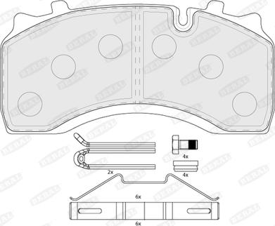 Beral BCV29142TK - Гальмівні колодки, дискові гальма autocars.com.ua