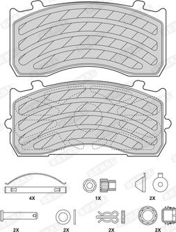 Beral BCV29183TK - Тормозные колодки, дисковые, комплект autodnr.net