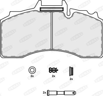 Beral BCV29228TK - Гальмівні колодки, дискові гальма autocars.com.ua