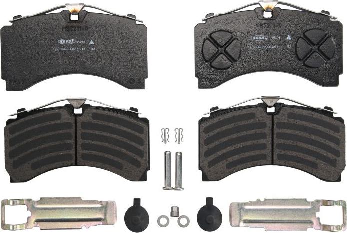 Beral BCV29244TK - Гальмівні колодки, дискові гальма autocars.com.ua