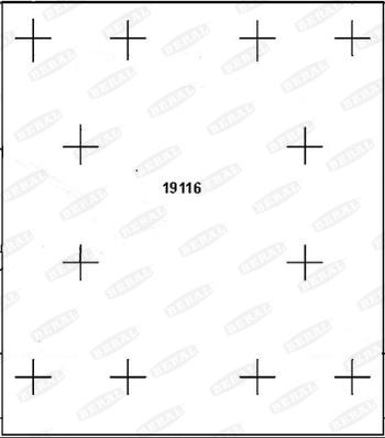 Beral KBL19116.9-1637 - Комплект тормозных башмаков, барабанные тормоза autodnr.net