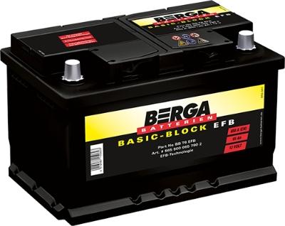 BERGA 5655000657902 - Стартерная аккумуляторная батарея, АКБ autodnr.net