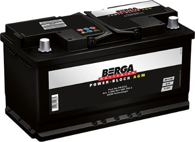 BERGA 5959010857502 - Стартерна акумуляторна батарея, АКБ autocars.com.ua