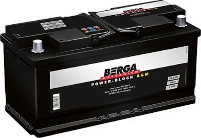BERGA 6059010957502 - Стартерная аккумуляторная батарея, АКБ autodnr.net