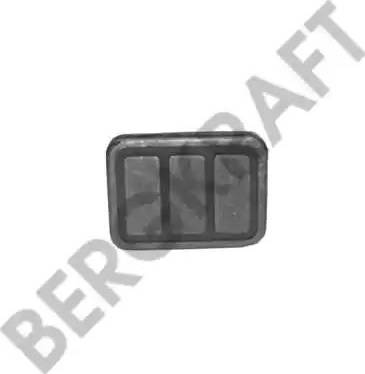 BergKraft BK2928121SP - Накладка на педаль, педаль сцепления avtokuzovplus.com.ua